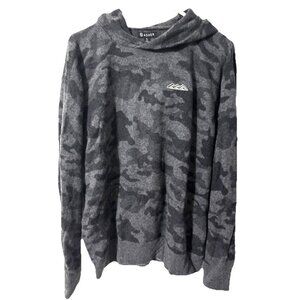 Asher Golf Sero Cashmere Wool Blend Camo Hoodie Size XL